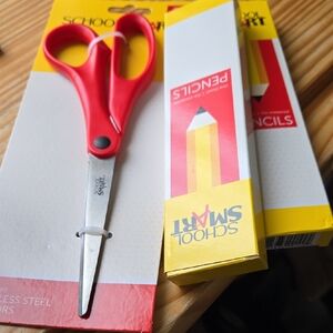 School Smart Red Handle Scissors -